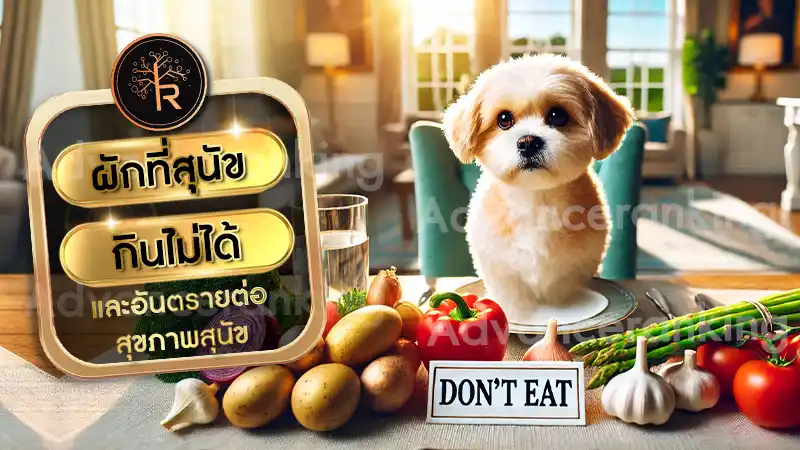 ผักที่สุนัขกินไม่ได้