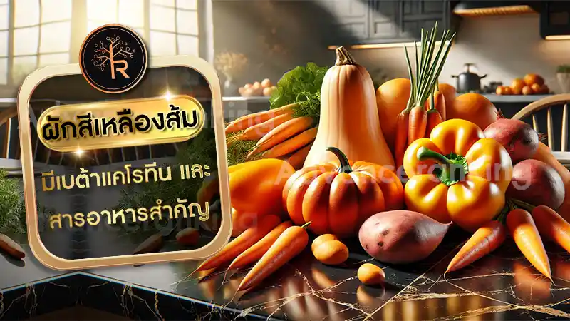 ผักสีเหลืองส้ม