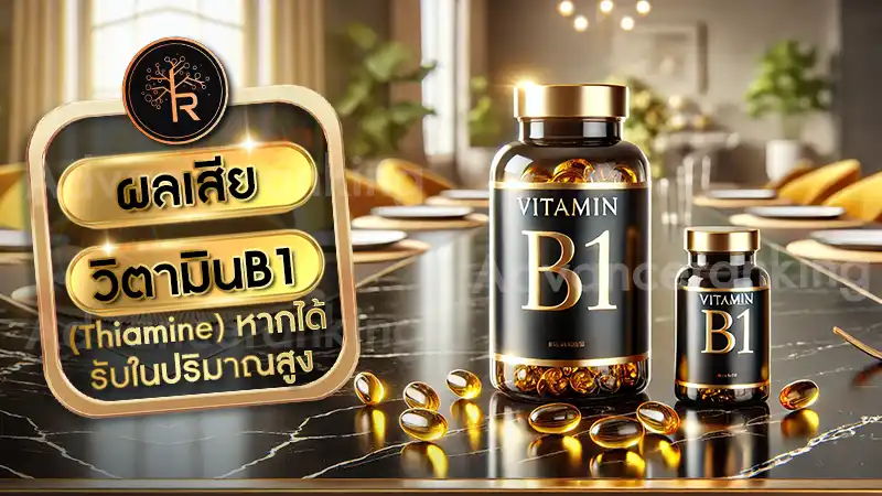 ผลเสียวิตามินB1 (Thiamine) หากได้รับในปริมาณสูง