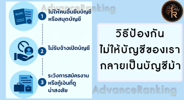 บัญชีม้า ธนาคารตรวจสอบยังไง