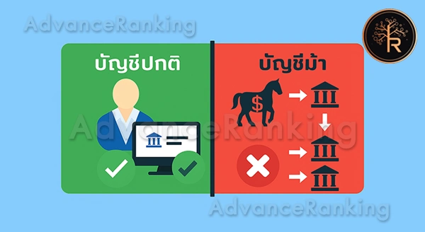 บัญชีแบบไหน เข้าข่ายบัญชีม้า