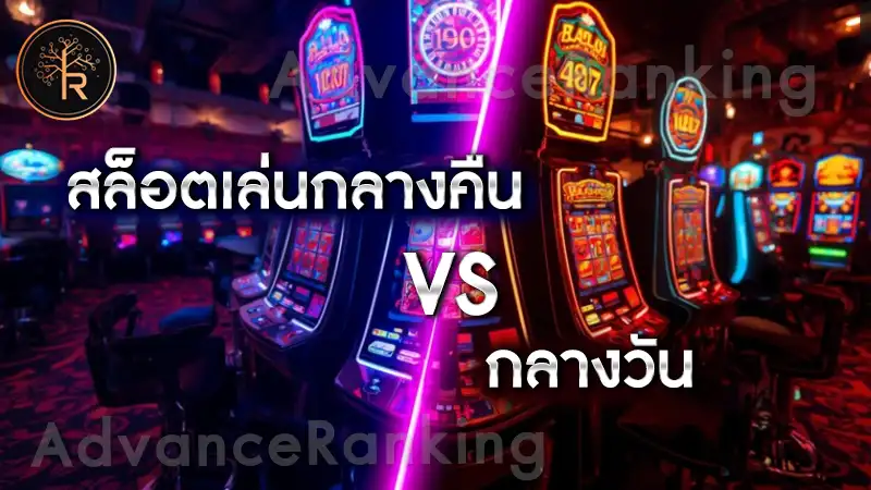 สล็อตเล่นกลางคืน vs กลางวัน