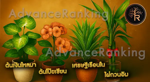 ไม้มงคล เสริมการเงิน