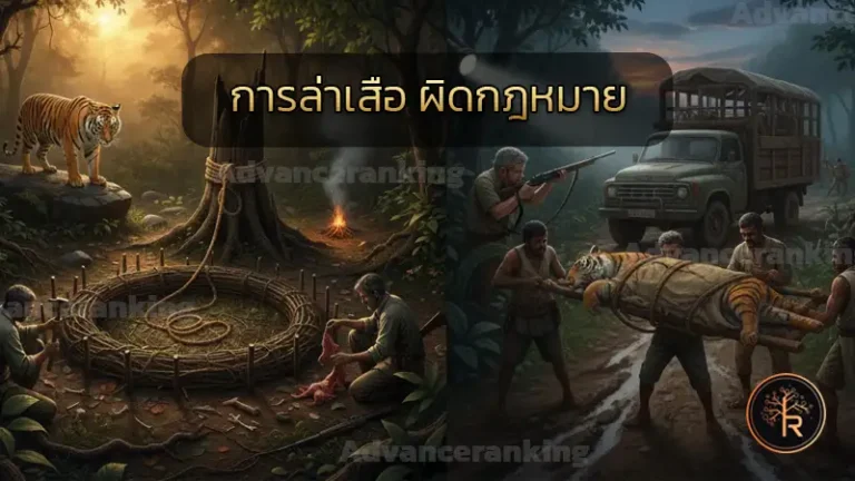 การล่าเสือ ผิดกฎหมาย