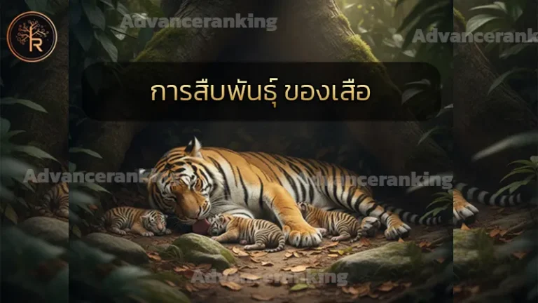 การสืบพันธุ์ ของเสือ