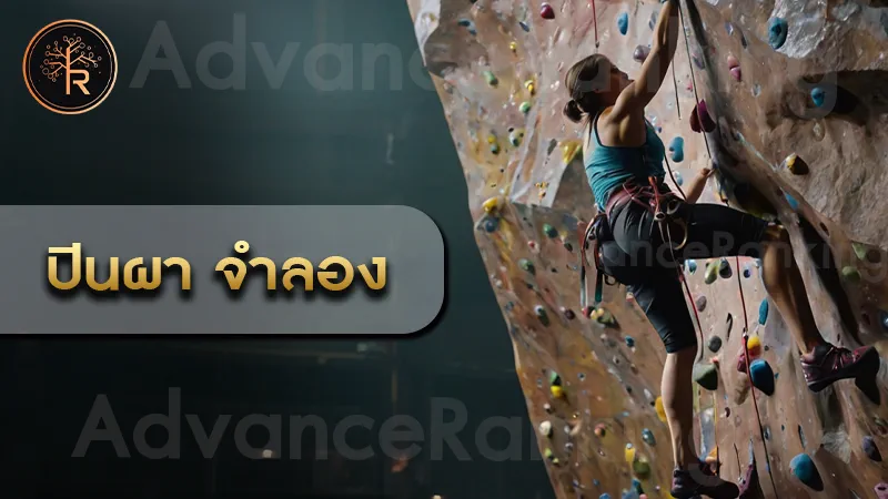 ปีนผา จำลอง