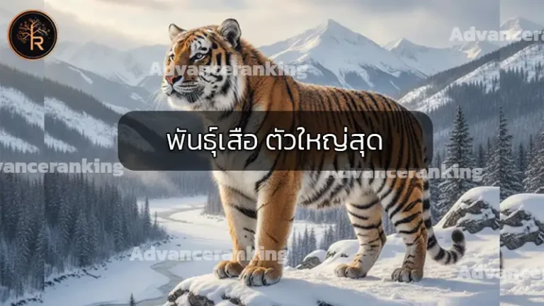 พันธุ์เสือ ตัวใหญ่สุด