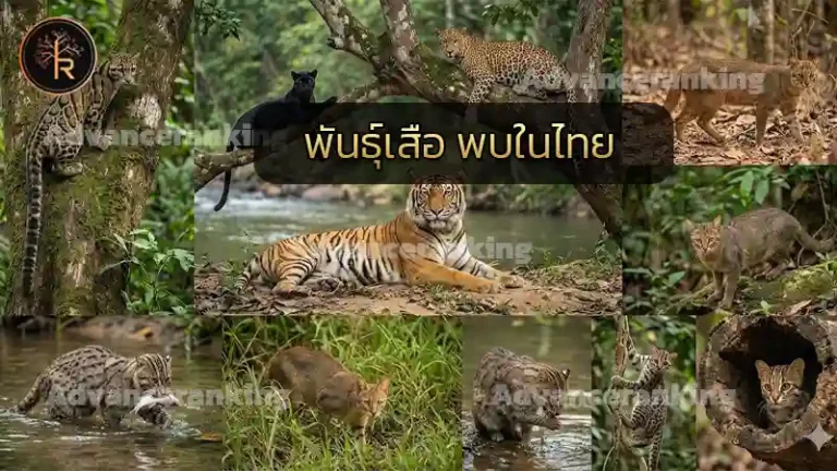 พันธุ์เสือ พบในไทย