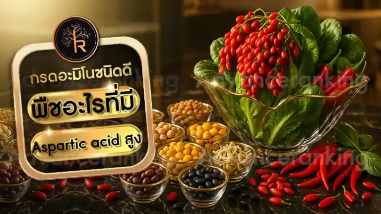 พืชอะไรที่มี Aspartic acid สูง
