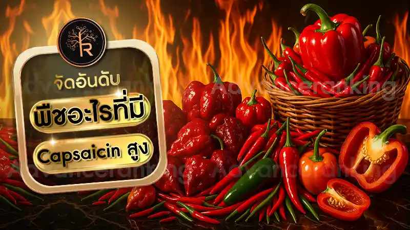 พืชอะไรที่มี Capsaicin สูง
