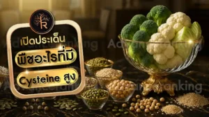 พืชอะไรที่มี Cysteine สูง