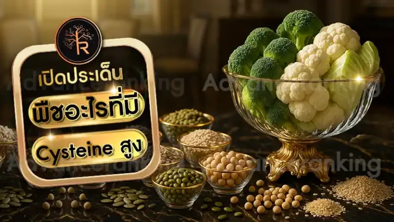 พืชอะไรที่มี Cysteine สูง