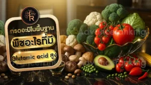 พืชอะไรที่มี Glutamic acid สูง