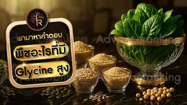 พืชอะไรที่มี Glycine สูง