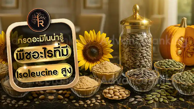 พืชอะไรที่มี Isoleucine สูง