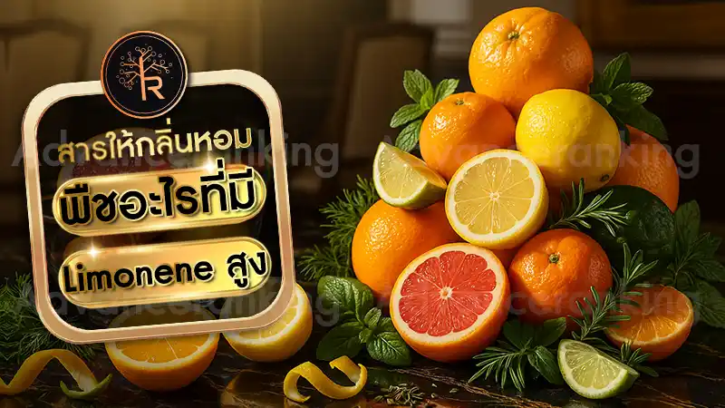 พืชอะไรที่มี Limonene สูง