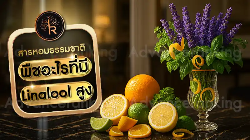 พืชอะไรที่มี Linalool สูง