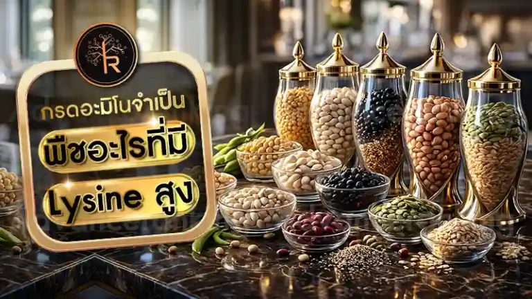 พืชอะไรที่มี Lysine สูง