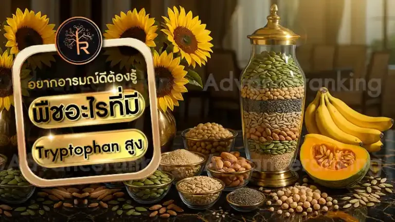 พืชอะไรที่มี Tryptophan สูง