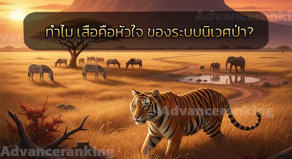 ระบบนิเวศ ของเสือ