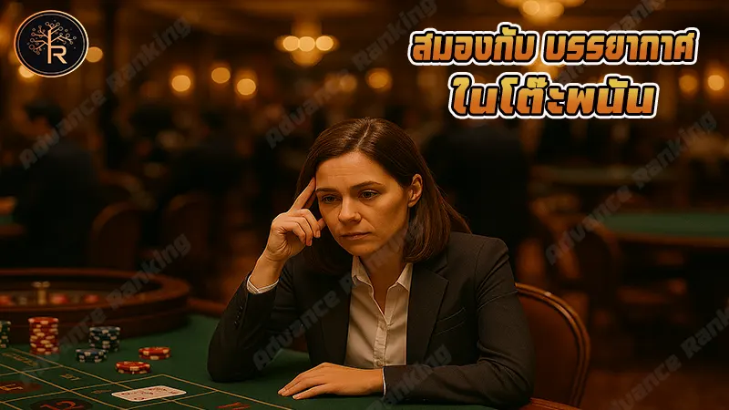 สมองกับ บรรยากาศ ในโต๊ะพนัน