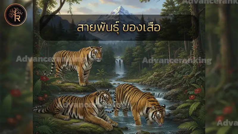 สายพันธุ์ ของเสือ