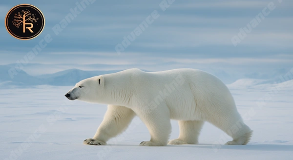 หมีขั้วโลก พรางตัวแสงหิมะ
