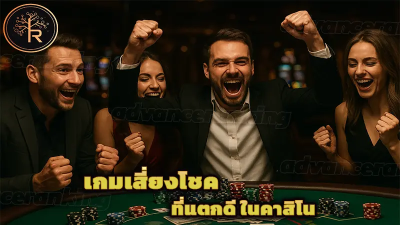 เกมเสี่ยงโชค ที่แตกดี ในคาสิโน