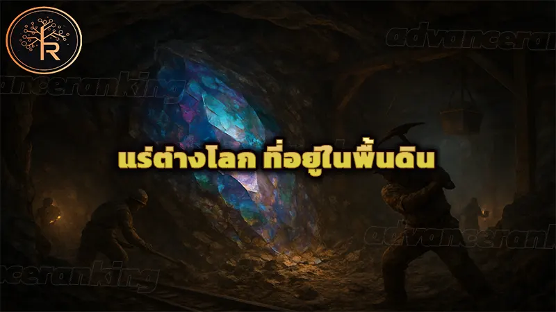 แร่ต่างโลก ที่อยู่ในพื้นดิน