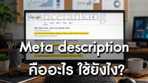 Meta description คืออะไร ใช้ยังไง