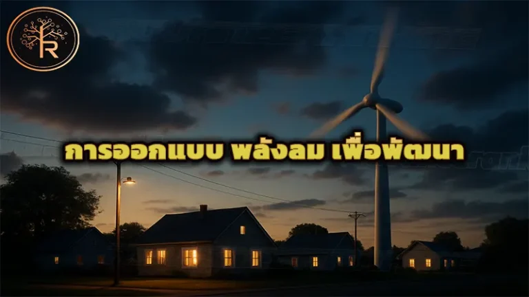 การออกแบบ พลังลม เพื่อพัฒนา