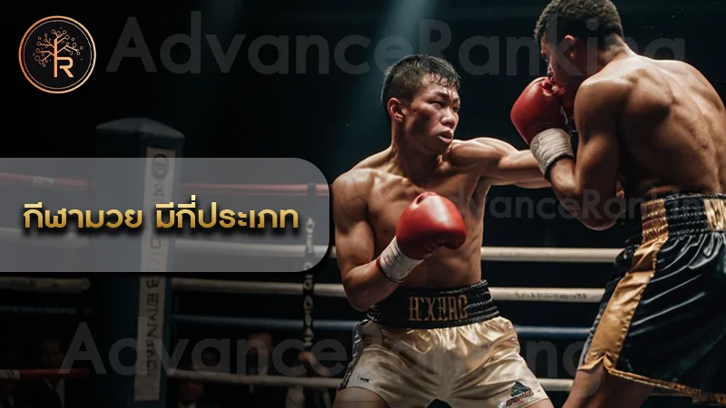 กีฬามวย มีกี่ประเภท