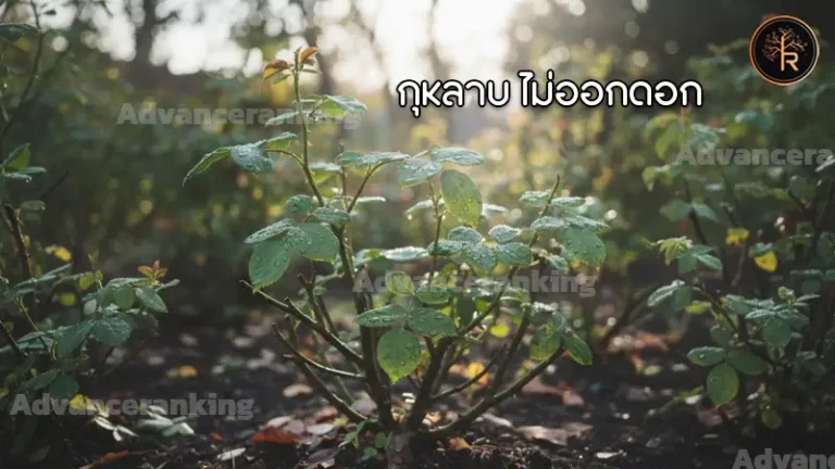 กุหลาบ ไม่ออกดอก