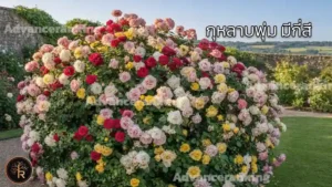 กุหลาบพุ่ม มีกี่สี