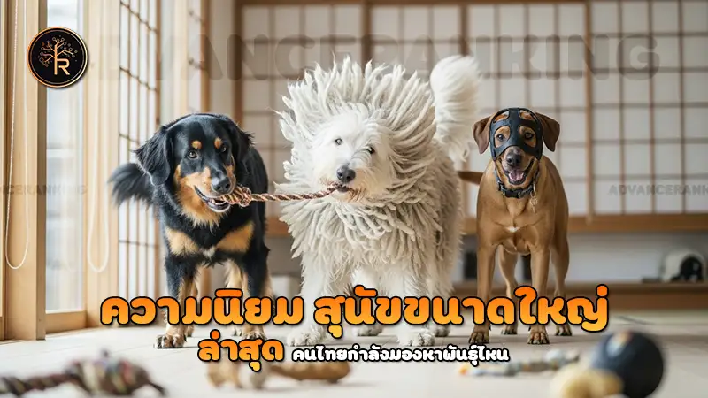 ความนิยม สุนัขขนาดใหญ่ ล่าสุด