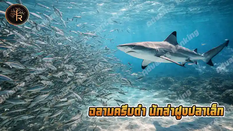ฉลามครีบดำ นักล่าฝูงปลาเล็ก