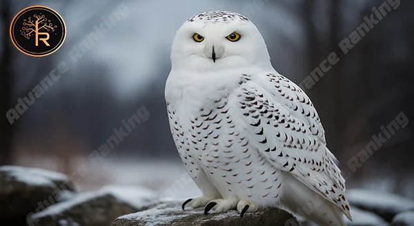 นกฮูกหิมะ ขนขาวหลายชั้น