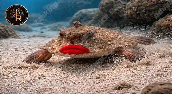 ปลาเรดลิปแบตฟิช ปากสีแดง