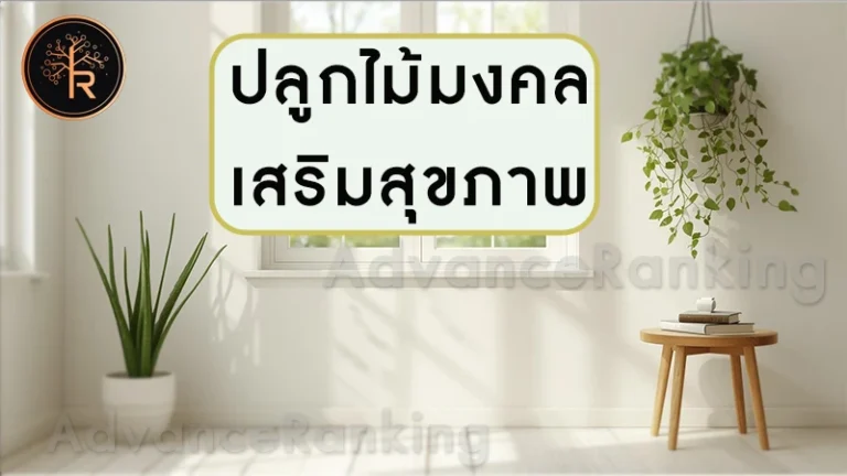 ปลูกไม้มงคล เสริมสุขภาพ