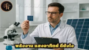 พลังงาน แสงอาทิตย์ ดียังไง