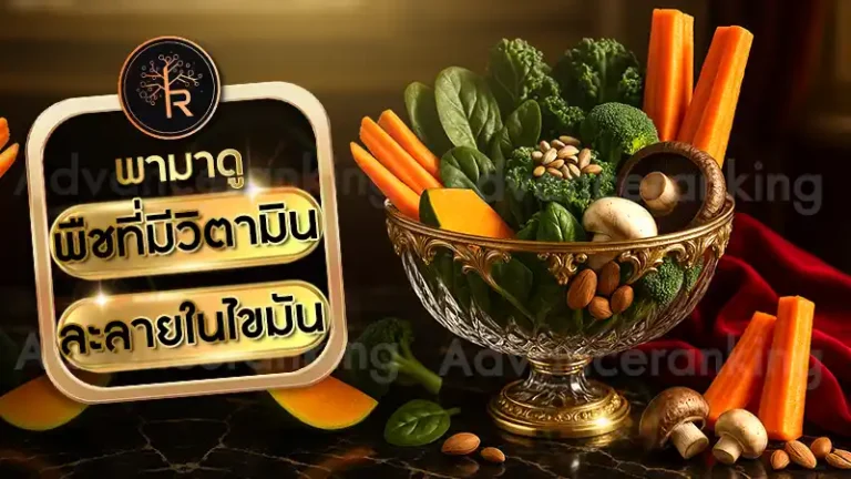 พืชที่มีวิตามิน ละลายในไขมัน