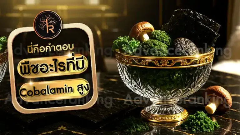 พืชอะไรที่มี Cobalamin สูง