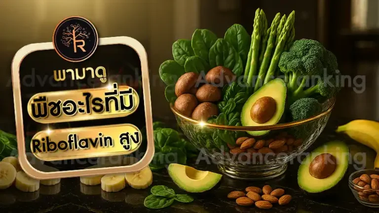 พืชอะไรที่มี Riboflavin สูง