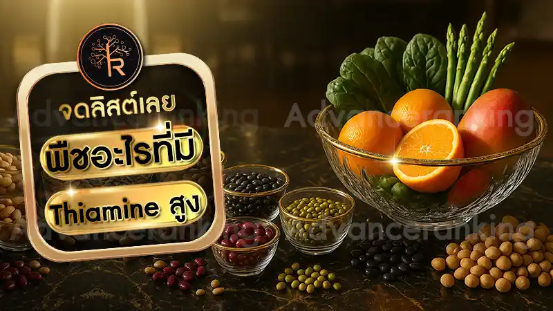 จดลิสต์เลย พืชอะไรที่มี Thiamine สูง