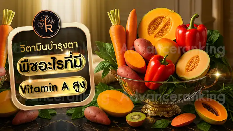 พืชอะไรที่มี Vitamin A สูง
