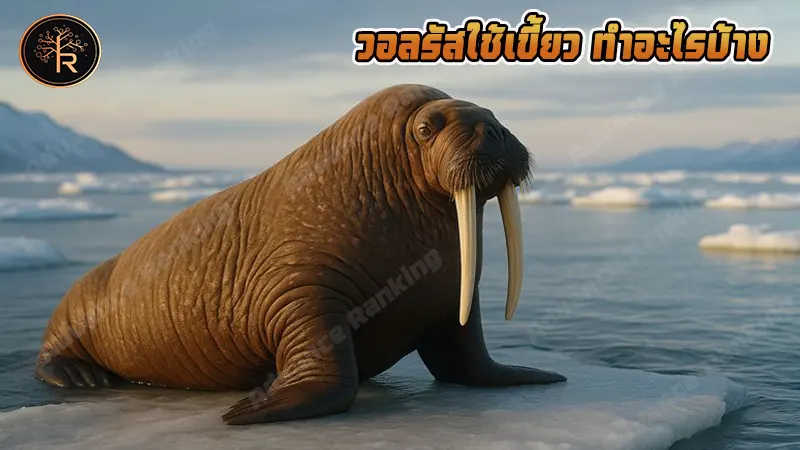 วอลรัสใช้เขี้ยว ทำอะไรบ้าง