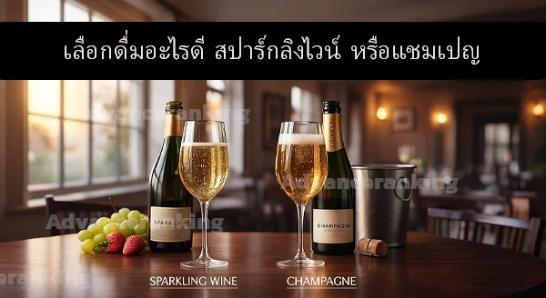 สปาร์กลิงไวน์ vs Champagne