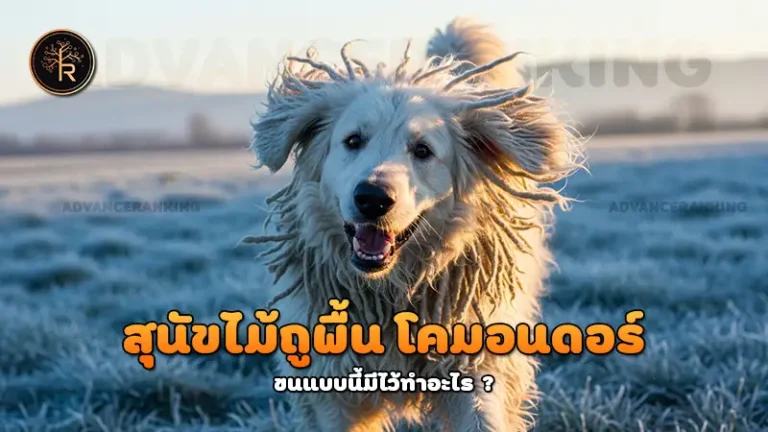 สุนัขไม้ถูพื้น โคมอนดอร์