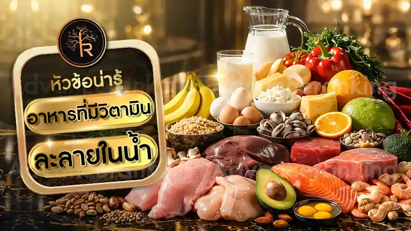 อาหารที่มีวิตามิน ละลายในน้ำ