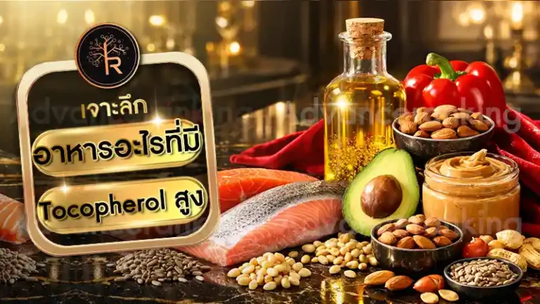 อาหารอะไรที่มี Tocopherol สูง